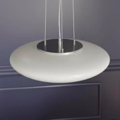 Lindby Suspension LED Gunda verre opale blanc| Suspensions Led|Suspensions