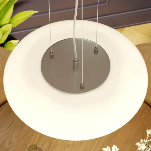 Lindby Suspension LED Gunda verre opale blanc| Suspensions Led|Suspensions