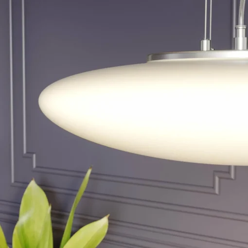 Lindby Suspension LED Gunda verre opale blanc| Suspensions Led|Suspensions