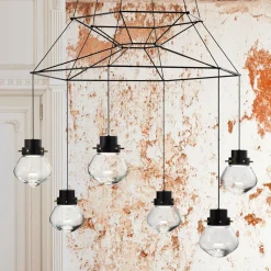 Sil-Lux Suspension LED Heart 6 lampes.| Suspensions Led|Suspensions