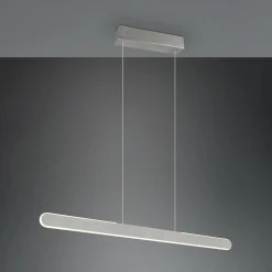 Trio Lighting Suspension LED Helios, aluminium, hauteur réglable, intensité variable, CCT| Suspensions Led|Suspensions