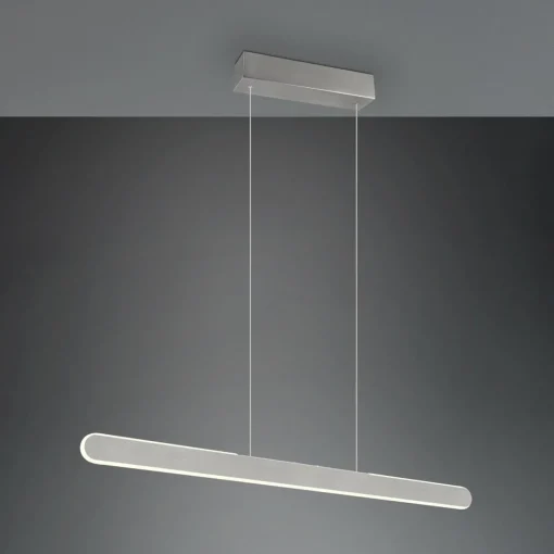 Trio Lighting Suspension LED Helios, aluminium, hauteur réglable, intensité variable, CCT| Suspensions Led|Suspensions