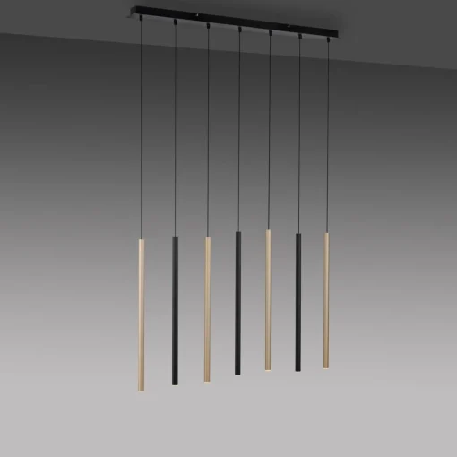 Paul Neuhaus Suspension LED inondation, dimmable, à 7 lampes| Suspensions Led|Suspensions