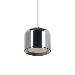 Lindby Suspension LED Lumaro,noir,Ø8,2cm,alu,48V,intensité variable| Luminaires Led D'Intérieur
