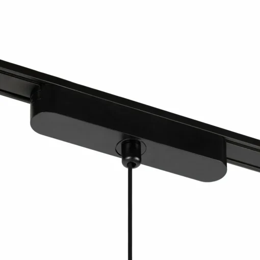 Lindby Suspension LED Lumaro,noir,Ø8,2cm,alu,48V,intensité variable| Luminaires Led D'Intérieur