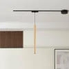 Lindby Suspension LED Lumaro, or, Ø 3cm,aluminium,48V,intensité variable| Luminaires Led D'Intérieur