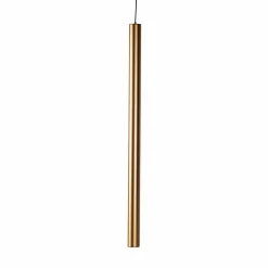 Lindby Suspension LED Lumaro, or, Ø 3cm,aluminium,48V,intensité variable| Luminaires Led D'Intérieur