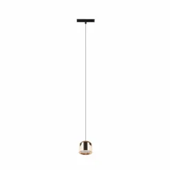 Lindby Suspension LED Lumaro, or, Ø 8 cm, aluminium,48V,intensité variable| Luminaires Led D'Intérieur