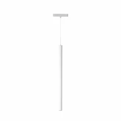 Lindby Suspension LED Lumaro, blanc, Ø 3cm,alu,48V,intensité variable| Luminaires Led D'Intérieur