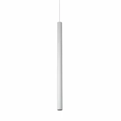 Lindby Suspension LED Lumaro, blanc, Ø 3cm,alu,48V,intensité variable| Luminaires Led D'Intérieur