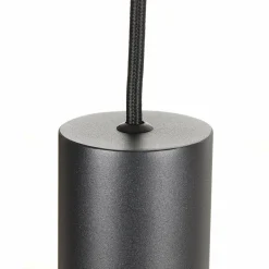 Ideallux Suspension LED Look de forme allongée, noire| Suspensions Led|Suspensions