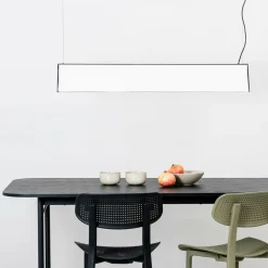 FARO BARCELONA Suspension LED Ludovico Surface, 115 cm, blanc| Suspensions Led|Suspensions