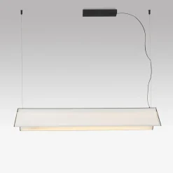 FARO BARCELONA Suspension LED Ludovico Surface, 115 cm, blanc| Suspensions Led|Suspensions