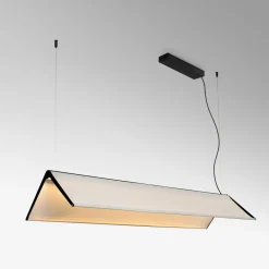 FARO BARCELONA Suspension LED Ludovico Surface, 115 cm, blanc| Suspensions Led|Suspensions