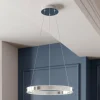 Lucande Suspension LED Lyani en chromé, dimmable, 50 cm| Suspensions Led|Suspensions