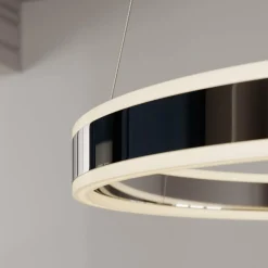 Lucande Suspension LED Lyani en chromé, dimmable, 50 cm| Suspensions Led|Suspensions