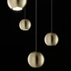 Sil-Lux Suspension LED Magnetic ronde 8 lampes noir/dorée| Suspensions Led|Suspensions