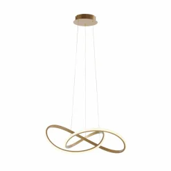 JUST LIGHT. Suspension LED Maria, 3-step-dim, laiton| Suspensions Led|Suspensions