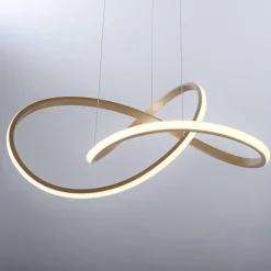 JUST LIGHT. Suspension LED Maria, 3-step-dim, laiton| Suspensions Led|Suspensions