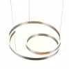 Trio Lighting Suspension LED Marnie, switch-dim, aluminium| Suspensions Led|Suspensions