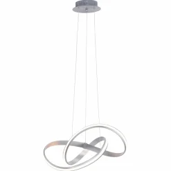 Paul Neuhaus Suspension LED Melinda, 30 W, dimmable, gris acier| Suspensions Led|Suspensions