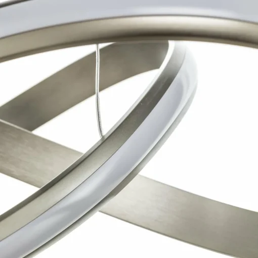 Paul Neuhaus Suspension LED Melinda, 30 W, dimmable, gris acier| Suspensions Led|Suspensions