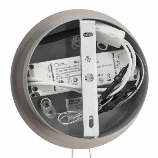 Paul Neuhaus Suspension LED Melinda, 30 W, dimmable, gris acier| Suspensions Led|Suspensions