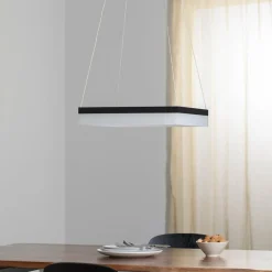 Eko-Light Suspension LED Nero, plastique, noir, à 1 lampe, 32 W| Suspensions Led|Suspensions