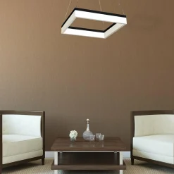 Eko-Light Suspension LED Nero, plastique, noir, à 1 lampe, 32 W| Suspensions Led|Suspensions