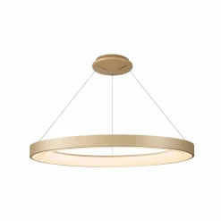 Mantra Iluminación Suspension LED Niseko II, télécommande, Ø 65cm doré| Suspensions Led|Suspensions