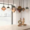DESIGN BY US Suspension LED Nutty XL, gris fumé / chrome, Ø 30 cm| Suspensions Led|Suspensions