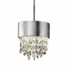 Masiero Suspension LED Olà S2 15, Ø15cm argent/transparent| Suspensions Led|Suspensions