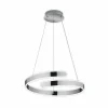 Reality Leuchten Suspension LED Parma, variateur switch, chromée| Suspensions Led|Suspensions