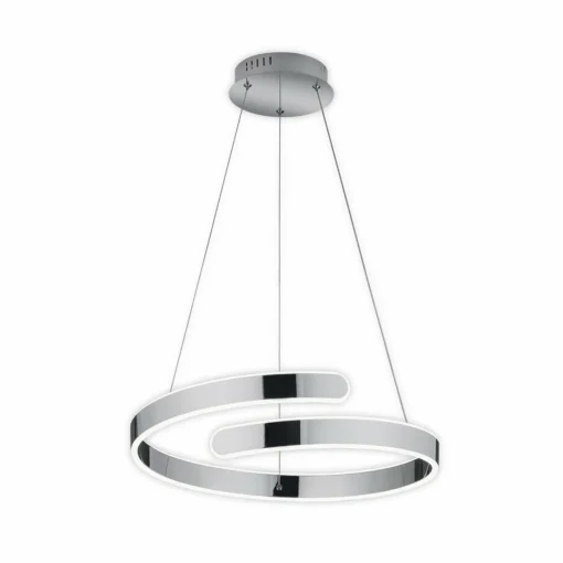 Reality Leuchten Suspension LED Parma, variateur switch, chromée| Suspensions Led|Suspensions