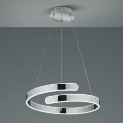 Reality Leuchten Suspension LED Parma, variateur switch, chromée| Suspensions Led|Suspensions