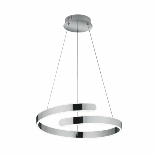 Reality Leuchten Suspension LED Parma, variateur switch, chromée| Suspensions Led|Suspensions