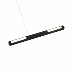 Trio Lighting Suspension LED Paros DUOline, poutre, noir| Luminaires Led D'Intérieur