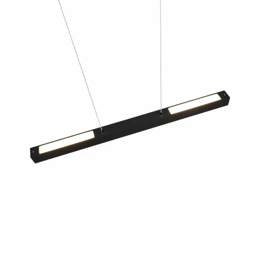 Trio Lighting Suspension LED Paros DUOline, poutre, noir| Luminaires Led D'Intérieur