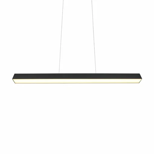 Trio Lighting Suspension LED Paros DUOline, poutre, noir| Luminaires Led D'Intérieur