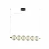 Viokef Suspension LED Pellucid, bronze/clair, à 6 lampes| Suspensions Led|Suspensions