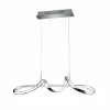 Reality Leuchten Suspension LED Perugia, variateur switch, chromée| Suspensions Led|Suspensions