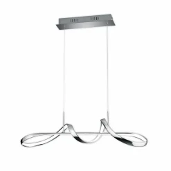 Reality Leuchten Suspension LED Perugia, variateur switch, chromée| Suspensions Led|Suspensions