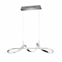 Reality Leuchten Suspension LED Perugia, variateur switch, chromée| Suspensions Led|Suspensions