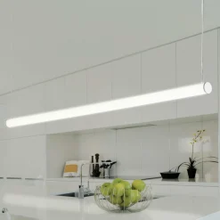 TECNICO by Sforzin Suspension LED Pirgos, 200 cm de long, intensité variable, blanc| Suspensions Led|Suspensions