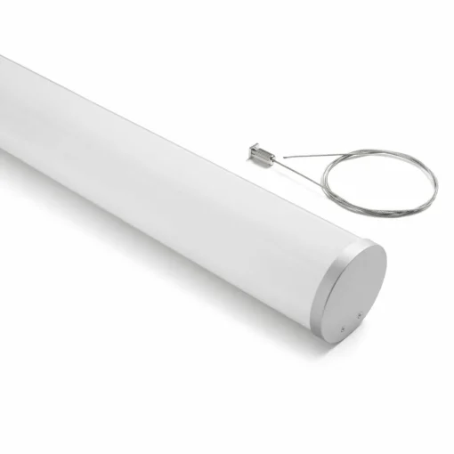 TECNICO by Sforzin Suspension LED Pirgos, 100 cm de long, non dimmable, blanc| Suspensions Led|Suspensions