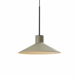 Bover Suspension LED Platet de , noir/gris olive, Ø 20 cm| Suspensions Led|Suspensions