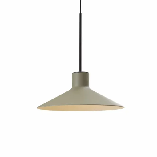 Bover Suspension LED Platet de , noir/gris olive, Ø 20 cm| Suspensions Led|Suspensions