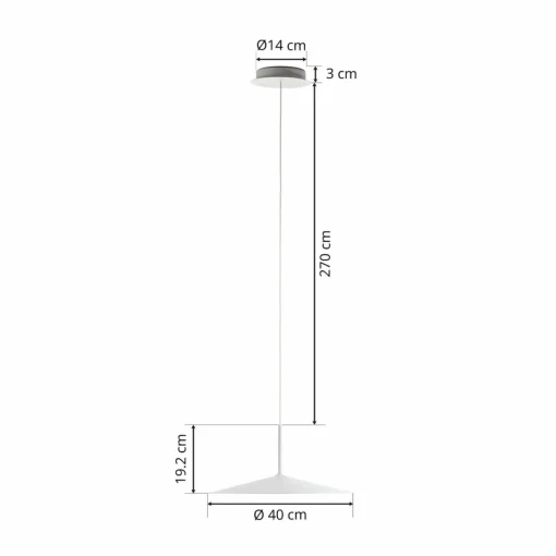 Linea Light Suspension LED Poe Plus, blanche| Suspensions Led|Suspensions