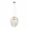Reality Leuchten Suspension LED Pomp, Ø 48 cm, chrome, acrylique/métal, CCT| Suspensions Led|Suspensions