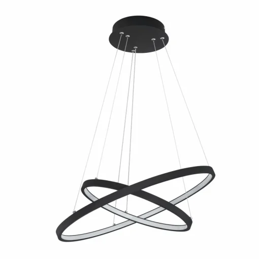 Globo Suspension LED Ralph, 2 lampes, noire| Suspensions Led|Suspensions